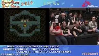 SGDQ 2014 - Final Fantasy VI Speedrun (Glitchless 100%)
