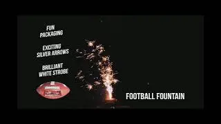 Football Fireworks Fountain