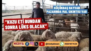 Küçükbaş hayvan pazarında mal sıkıntısı var