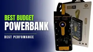 Transparent powerbank with 66W fast charging | unboxing + reveiw | with led display