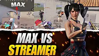 Max vs iPad player Streamer 🔥| fastest 3 finger player | BGMI