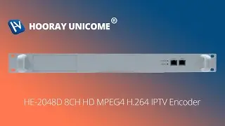 HE 2048D 8CH HD MPEG4 H 264 IPTV Encoder