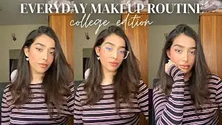 10 mins back to school makeup (no foundation) | makeup for glasses | ft. drugstore products