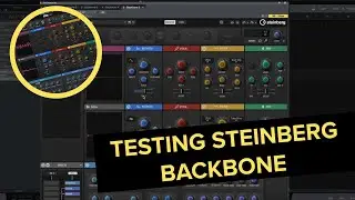 Review: Steinberg's new drum synth named Backbone! (drum re-synthesizer)