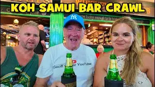 Koh Samui Thailand. Best Bar Crawl in Chewang.
