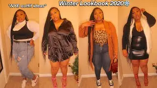 WINTER LOOKBOOK 2020 (casual + dressy) | NEW YEARS EVE OUTFIT IDEAS | VLOGMAS DAY 7