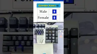Draw Male-Female 🚻 Toilet Symbol in MS Word with Just a Shortcut – Mind Blown! 