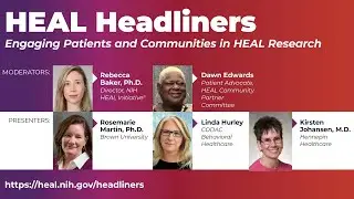 Engaging Patients and Communities in HEAL Research