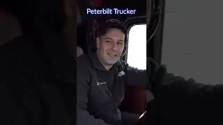 Peterbilt Trucker VS Freightliner Trucker Passing Each Other on the Highway 😂