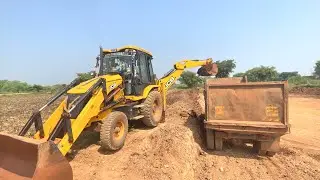 Jcb 3dx Loading Mud In Tata Truck 2518 Truck | Jcb 3dx Eco Xpert  | VK JCB |