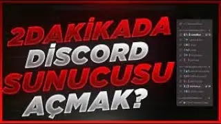 şimşek bot sunucu kurma (emoji sunucu)....tanıtım