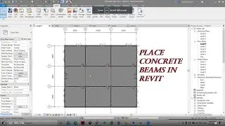 Place Concrete Beams In Revit