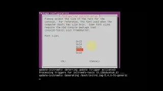 EP.104-How to change the console fonts in the Ubuntu server