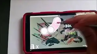 osu! droid: EZHDNC on phone w/ random stylus