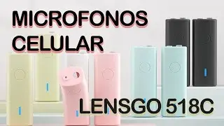 Micrófonos para celular LENSGO 518C | Unboxing