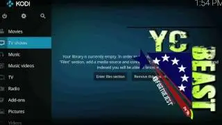 Kodi Upgrade from 16 to 17 and Install the YCBeast Build