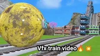vfx train vfx video|vfx effect|visual effect|blender vfx|vfx green screen effect,#vfxtrain,#cartoon🔥