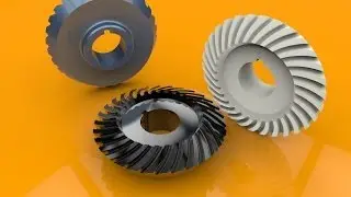 Solidworks Tutorial # 06 Spiral Bevel Gear