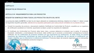 Reglamento RETIE Parte 1 |  Organizaciones Seguras