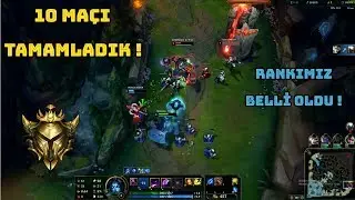 LoL DERECELİ! 10/10 MAÇ ATTIK RANKIMIZ BELLİ OLDU!! BOTLane Morgana-Vayne
