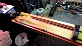 Simple arrow cresting with my DIY arrow cresting machine