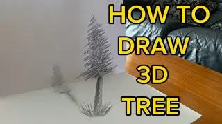 How to draw 3D Tree optical illusion