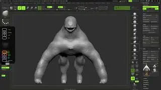 ZBrush Sculpting a Terror Dog Part 1