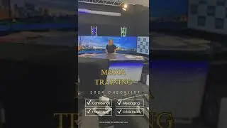 Media Training 2024 checklist