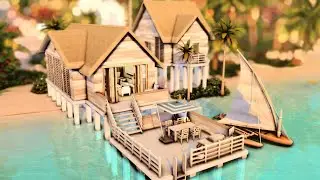 SULANI BEACH HUT• NO CC • Sims 4 • Speedbuild