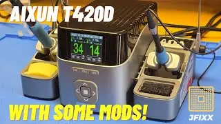 Electronics Workbench Build - AIXUN T420D with some mods!