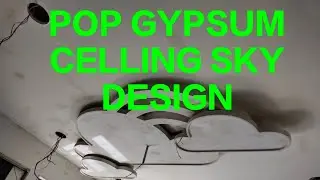 3 BHK pop gypsum ceiling sky design 3 बीएचके पीओपी सेलिंग डिजाइन