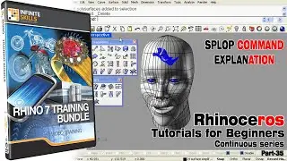 Rhino Tutorials for beginners | Rhinoceros 3D | Part 35 | Splop Command Explanation