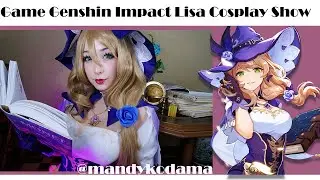 Game Genshin Impact Lisa Cosplay Show