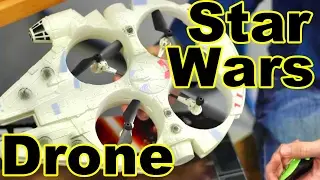 HUGE Star Wars Millennium Falcon Drone - Disney RC Toy - TheRcSaylors