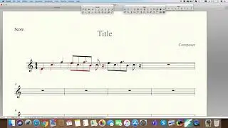 Finale для чайников. Ноты с точками в унисоне.