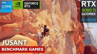 JUSANT PC Maximum Graphic Setting | RTX 3060 Ti GDDR6X | i5 13500 | Benchmark Games
