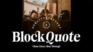 Block Quote Font Download