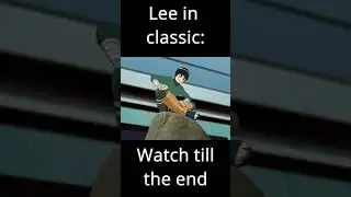 Why is Rock Lee so bad and underrated in Boruto?! 😢