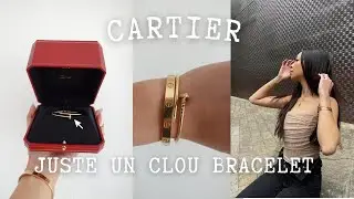 Cartier Juste Un Clou Bracelet | Yellow Gold Diamond Unboxing!!!
