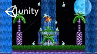 Unity Engine 2D Quill Framework Progress Update #11 - Quasar Lake as Tails