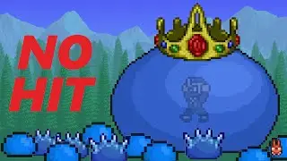 Terraria King Slime NO HIT Master Mode