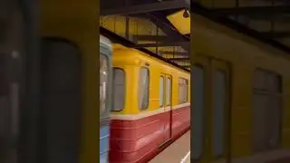 "Перед закрытием!" Легендарный "Путеизмеритель" проезжает станцию Шелепиха. #metro #shorts