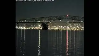 Baltimore's Key Bridge collapses after impact by container ship 'Dali'