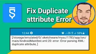 How To Fix Duplicate Attribute Error 💪In SketchWare Pro|Hindi|AndroidBulb