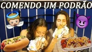 EATING SOME PODRÃO AND TALKING!