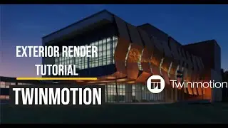 Twinmotion Tutorial - How to light an exterior night scene?