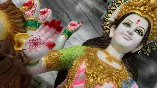 Durga idol Making 2021 | Durga idol painting | Durga Mata making 2021 | Durga Idol Making process