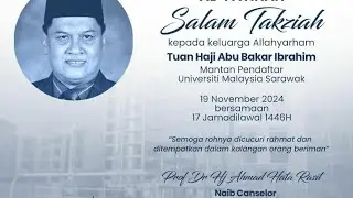 5409 Ziarah Sahabatku Almarhum Abu Bakar Ibrahim Mantan Pendaftar UNIMAS  19 November 2024