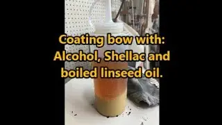 Coating with Alcholol Shellac Boiled Linseed Oil