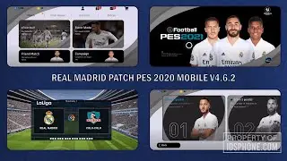 REAL MADRID PATCH PES 2020 MOBILE V4.6.2 BY IDSPHONE